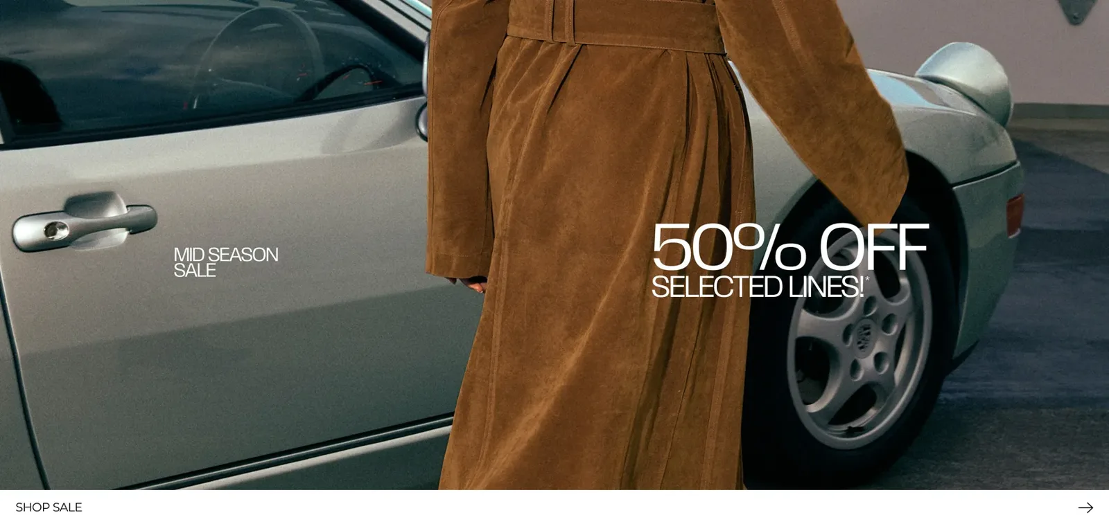 50% OFF SELECTED LINES!*