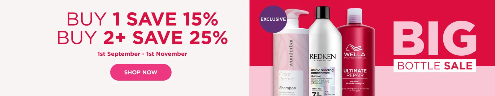 BUY 1 SAVE 15% BUY 2+ SAVE 25%